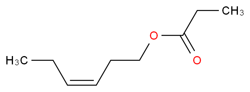 顺式-3-己烯基丙酸酯_分子结构_CAS_33467-74-2)