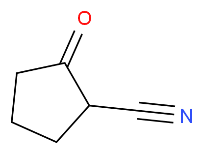 Cyclopentanone-2-carbonitrile_分子结构_CAS_2941-29-9)