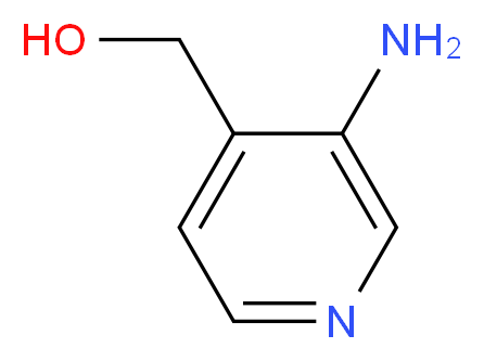 (3-aminopyridin-4-yl)methanol_分子结构_CAS_152398-05-5