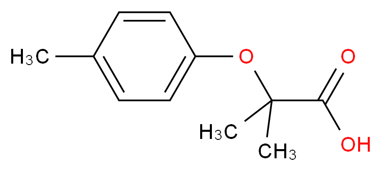 2-Methyl-2-p-tolyloxy-propionic acid_分子结构_CAS_)
