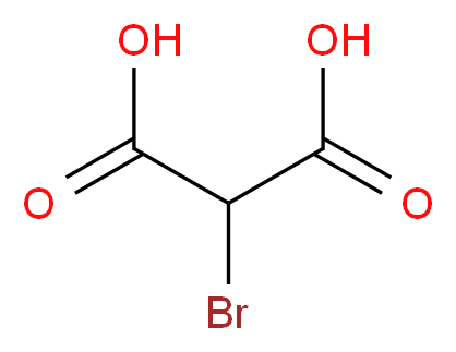 2-bromopropanedioic acid_分子结构_CAS_600-31-7