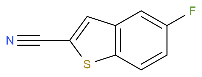 5-Fluoro-1-benzothiophene-2-carbonitrile_分子结构_CAS_1190198-23-2)