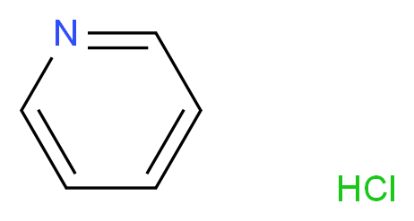 pyridine hydrochloride_分子结构_CAS_628-13-7