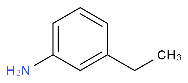 3-ethylaniline_分子结构_CAS_587-02-0