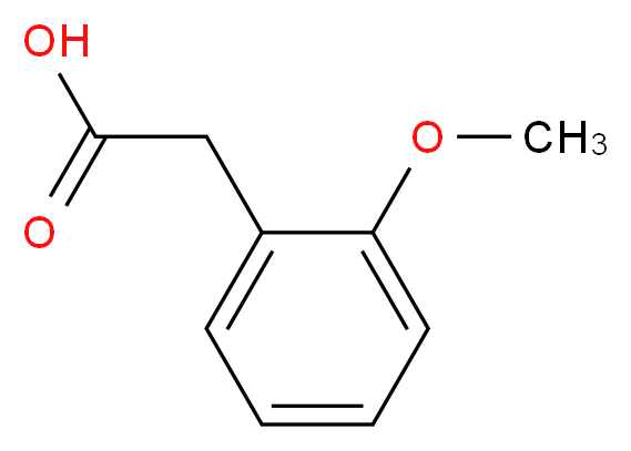 2-甲氧基苯乙酸_分子结构_CAS_93-25-4)