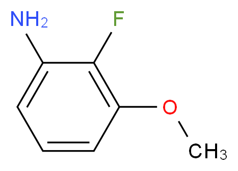 2-Fluoro-3-methoxyaniline_分子结构_CAS_801282-00-8)