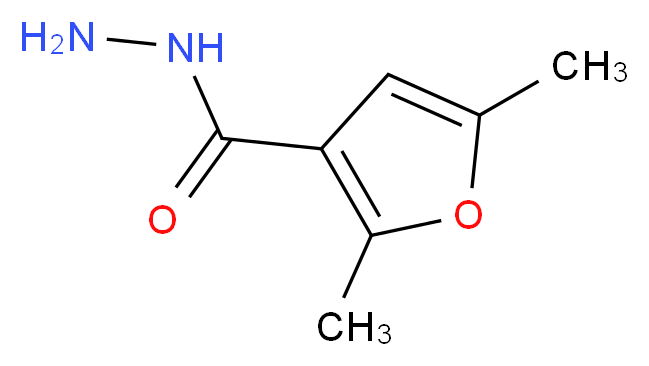 2,5-dimethylfuran-3-carbohydrazide_分子结构_CAS_159881-93-3