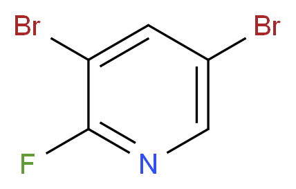 3,5-Dibromo-2-fluoropyridine_分子结构_CAS_473596-07-5)