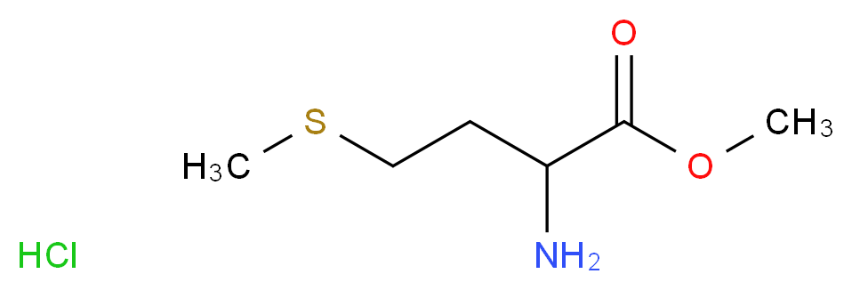 methyl 2-amino-4-(methylthio)butanoate hydrochloride_分子结构_CAS_16118-36-8)