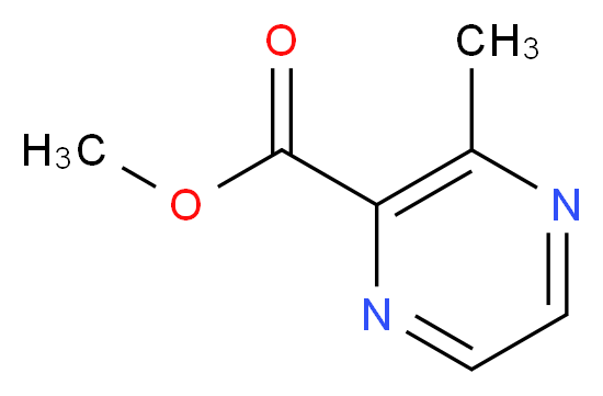 Methyl 3-methylpyrazine-2-carboxylate_分子结构_CAS_41110-29-6)