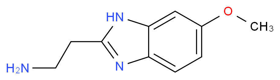2-(6-Methoxy-1H-benzimidazol-2-yl)ethanamine_分子结构_CAS_3998-58-1)