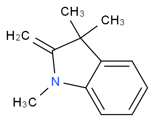 1,3,3-三甲基-2-亚甲基吲哚啉_分子结构_CAS_118-12-7)