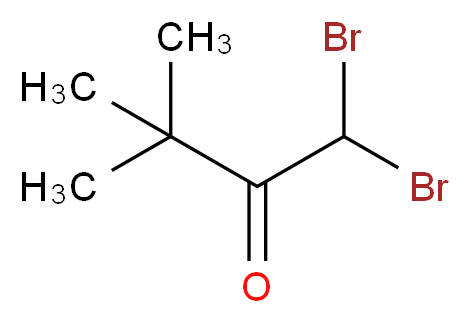 1,1-dibromo-3,3-dimethylbutan-2-one_分子结构_CAS_)