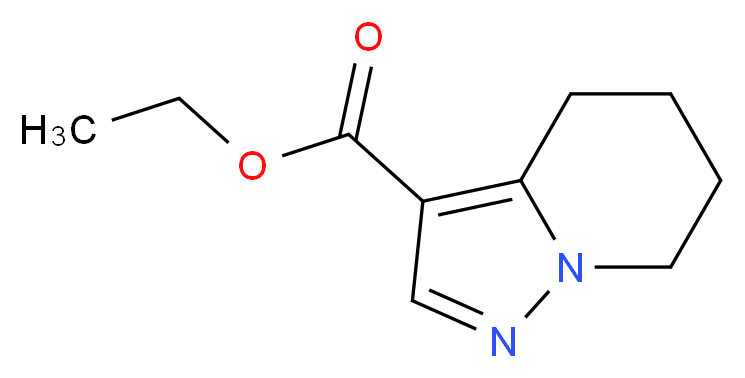 Ethyl 4,5,6,7-tetrahydropyrazolo[1,5-a]pyridine-3-carboxylate_分子结构_CAS_118055-06-4)