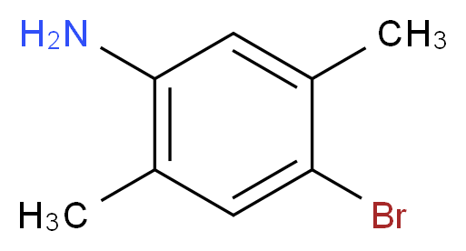 4-bromo-2,5-dimethylaniline_分子结构_CAS_30273-40-6