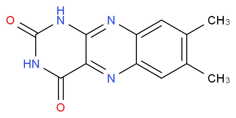 7,8-dimethylalloxazine_分子结构_CAS_1086-80-2)