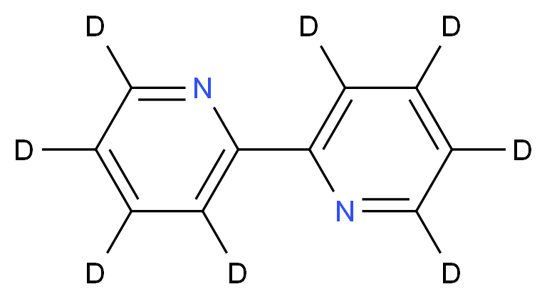 2,2′-联吡啶-d8_分子结构_CAS_32190-42-4)