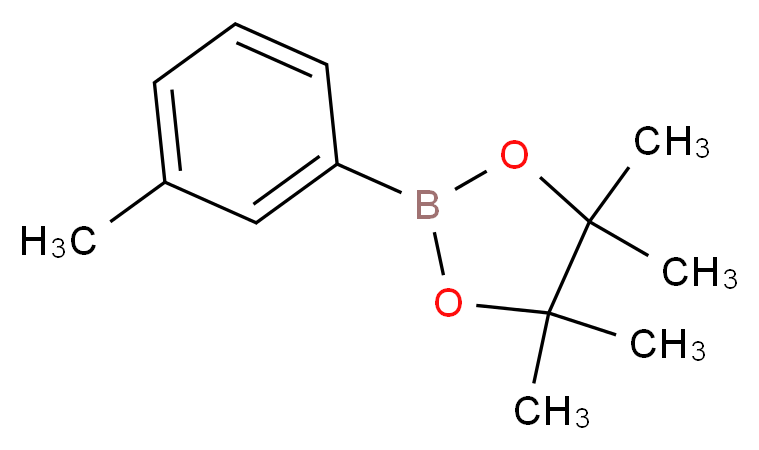 4,4,5,5-tetramethyl-2-(m-tolyl)-1,3,2-dioxaborolane_分子结构_CAS_253342-48-2)