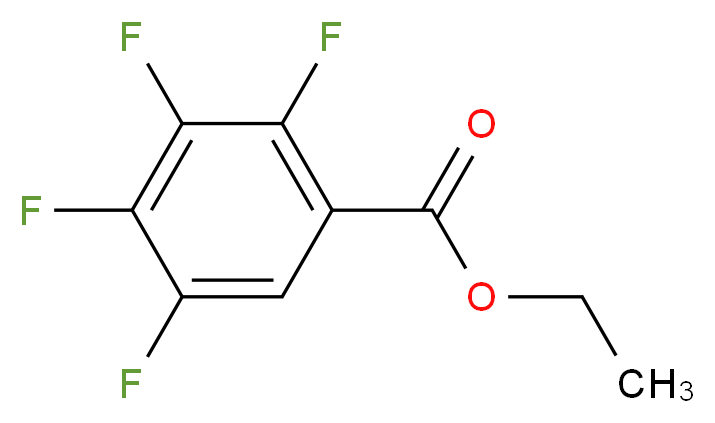 Ethyl 2,3,4,5-tetrafluorobenzoate_分子结构_CAS_122894-73-9)