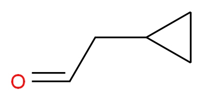 2-cyclopropylacetaldehyde_分子结构_CAS_56105-19-2