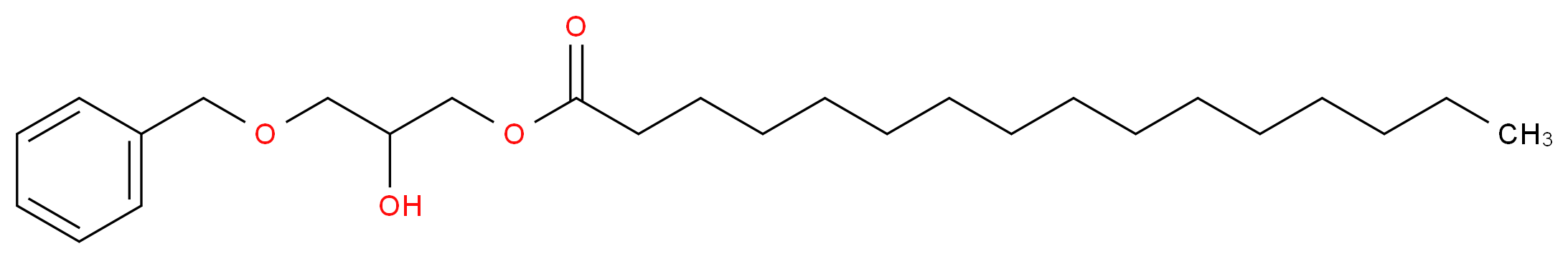 1-Palmitoyl-3-O-benzyl-rac-glycerol_分子结构_CAS_1487-51-0)