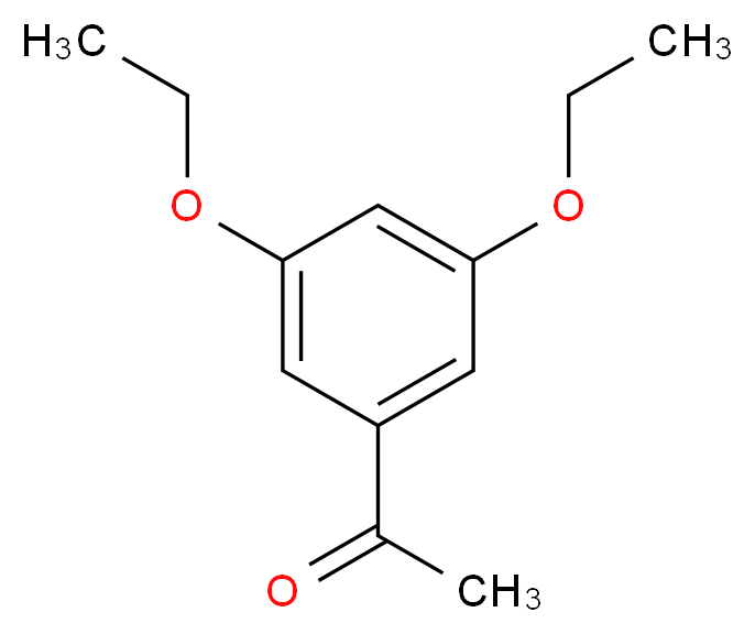 3′,5′-二乙氧基苯乙酮_分子结构_CAS_103604-53-1)