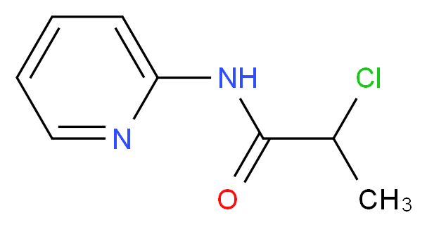 2-Chloro-N-pyridin-2-ylpropanamide_分子结构_CAS_)