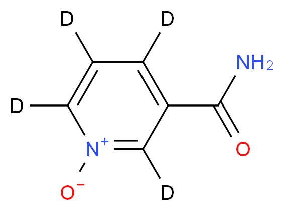 3-carbamoyl(<sup>2</sup>H<sub>4</sub>)pyridin-1-ium-1-olate_分子结构_CAS_1246817-64-0