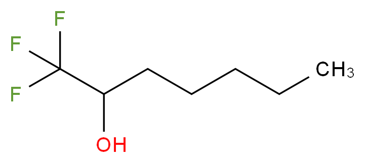 1,1,1-trifluoroheptan-2-ol_分子结构_CAS_130025-35-3