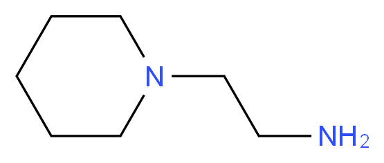 (2-piperidin-1-ylethyl)amine_分子结构_CAS_27578-60-5)