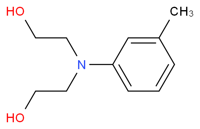 2,2'-(m-Tolylazanediyl)diethanol_分子结构_CAS_91-99-6)