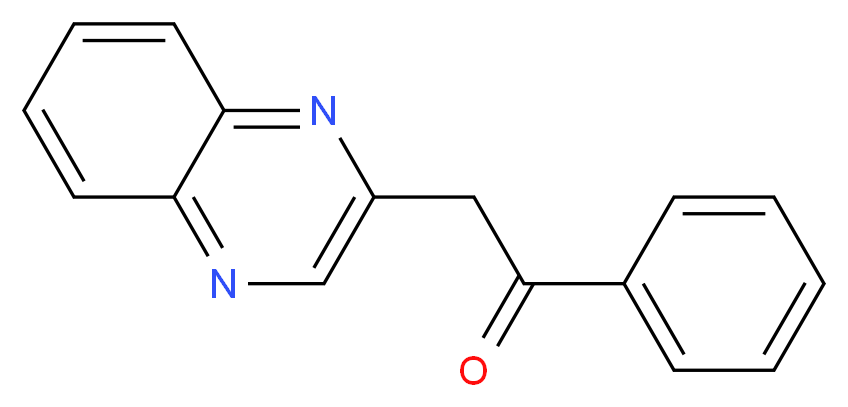 1-Phenyl-2-quinoxalin-2-ylethanone_分子结构_CAS_)