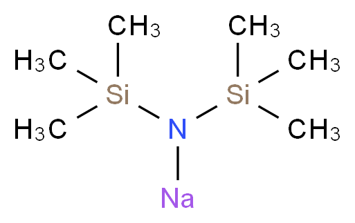 SODIUM BIS(TRIMETHYLSILYL)AMIDE_分子结构_CAS_1070-89-9)