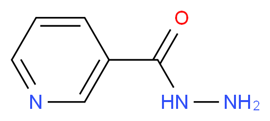 pyridine-3-carbohydrazide_分子结构_CAS_553-53-7