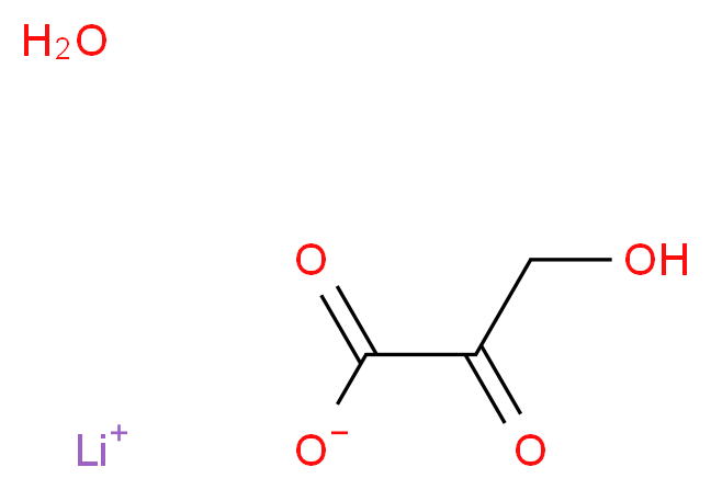 β-羟基丙酮酸锂 水合物_分子结构_CAS_3369-79-7)