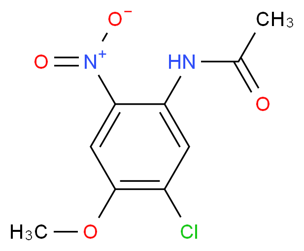 N-(5-Chloro-4-methoxy-2-nitrophenyl)acetamide_分子结构_CAS_160088-53-9)