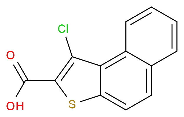1-chloronaphtho[2,1-b]thiophene-2-carboxylic acid_分子结构_CAS_85589-69-1