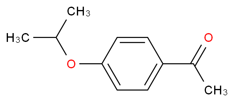 1-(4-Isopropoxyphenyl)ethanone_分子结构_CAS_)