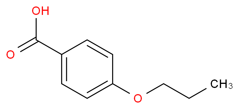4-Propoxybenzoic acid_分子结构_CAS_)