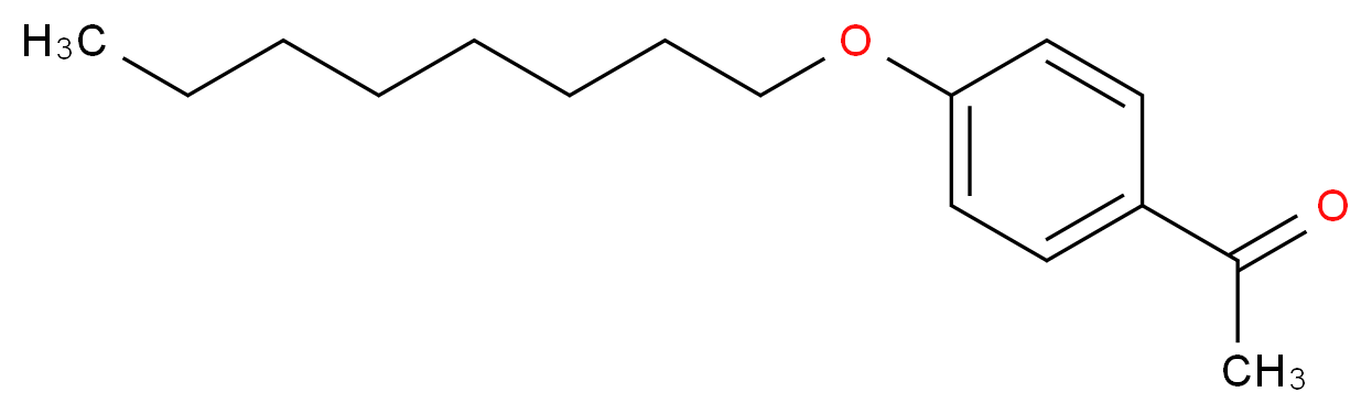 4-正辛基苯乙酮_分子结构_CAS_37062-63-8)