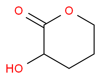3-Hydroxytetrahydro-2H-pyran-2-one_分子结构_CAS_5058/1/5)