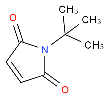 N-叔丁基马来酰亚胺_分子结构_CAS_4144-22-3)