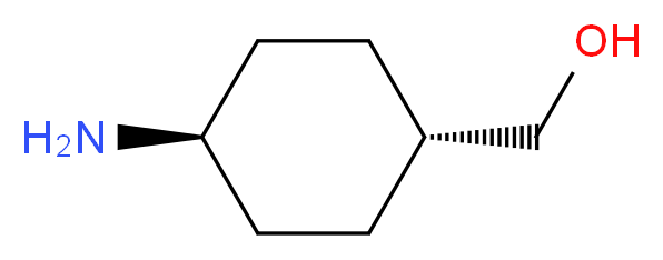 trans-(4-aminocyclohexyl)methanol_分子结构_CAS_)