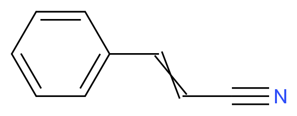 3-phenylprop-2-enenitrile_分子结构_CAS_)