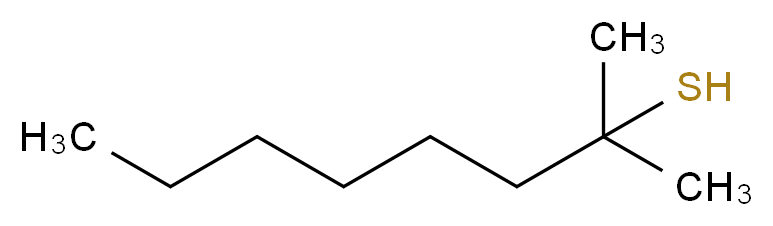 2-methyloctane-2-thiol_分子结构_CAS_25360-10-5