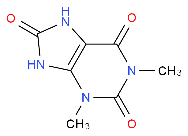 1,3-DIMETHYLURIC ACID_分子结构_CAS_944-73-0)