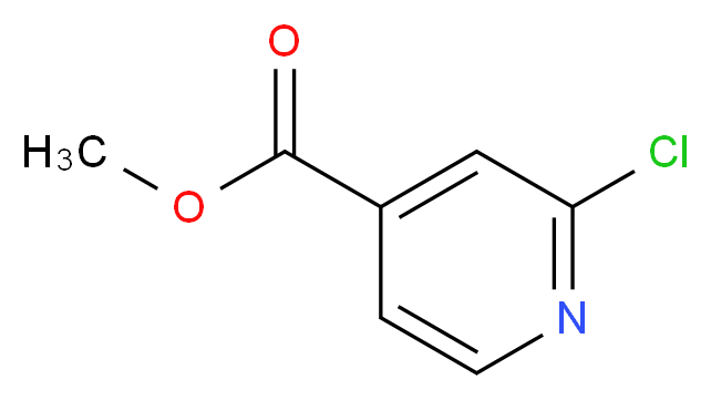 Methyl 2-chloropyridine-4-carboxylate_分子结构_CAS_58481-11-1)
