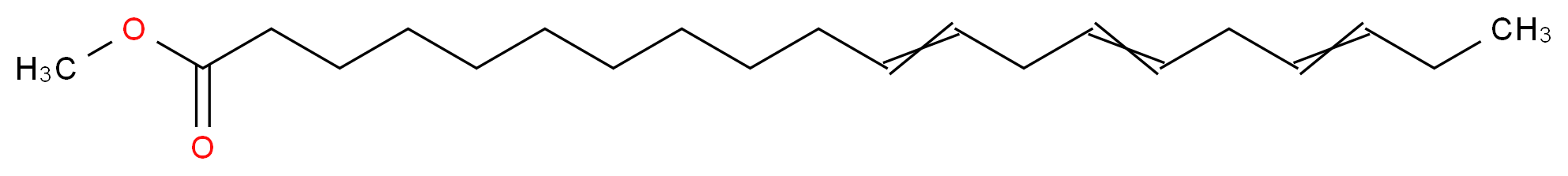methyl (11E,14E,17E)-icosa-11,14,17-trienoate_分子结构_CAS_55682-88-7