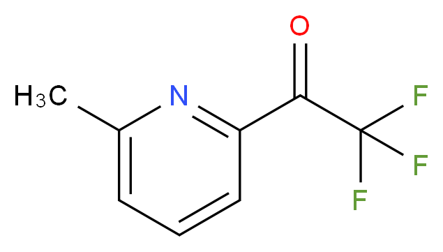 2,2,2-trifluoro-1-(6-methylpyridin-2-yl)ethan-1-one_分子结构_CAS_1060806-26-9