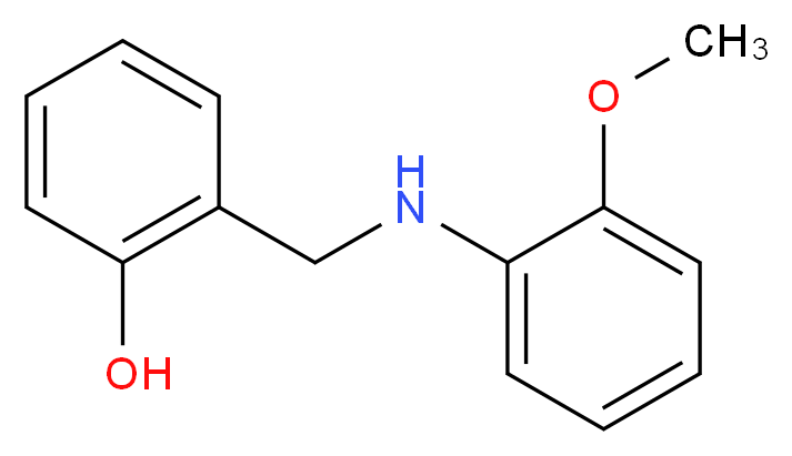 2-{[(2-methoxyphenyl)amino]methyl}phenol_分子结构_CAS_388110-66-5